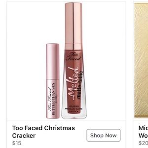 Too faced mini mascara/lip duo